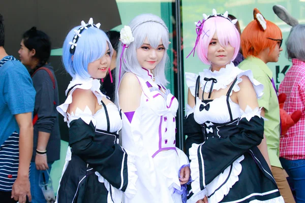 Ιαπωνικά Anime cosplay — Φωτογραφία Αρχείου