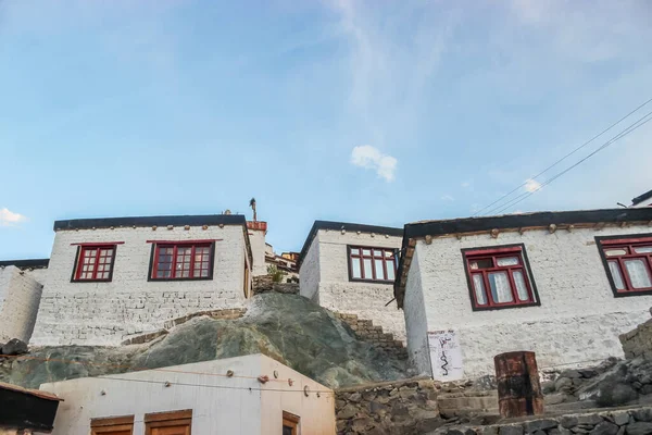 Thiksey Ladakh Índia Datado Julho 2019 Conjunto Individual Edifícios Mosteiro — Fotografia de Stock