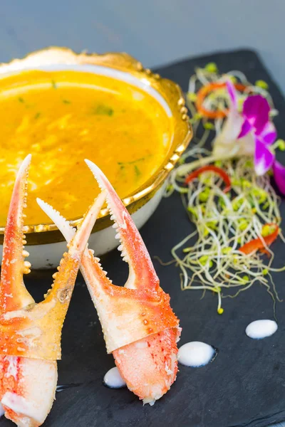 Gula krabba Curry — Stockfoto