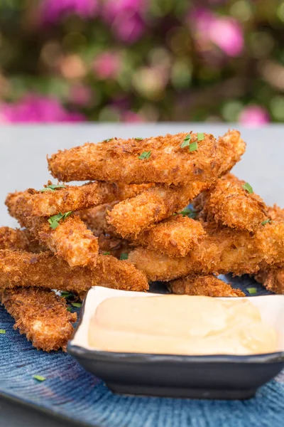 Papas fritas hawaianas de spam — Foto de Stock