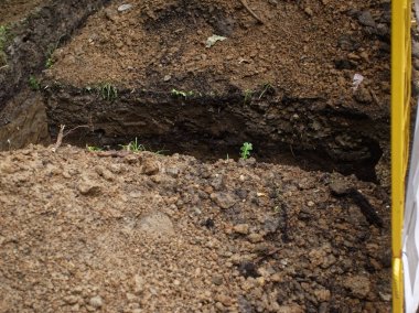 Yazın kablo döşemek için hendek, Mosco