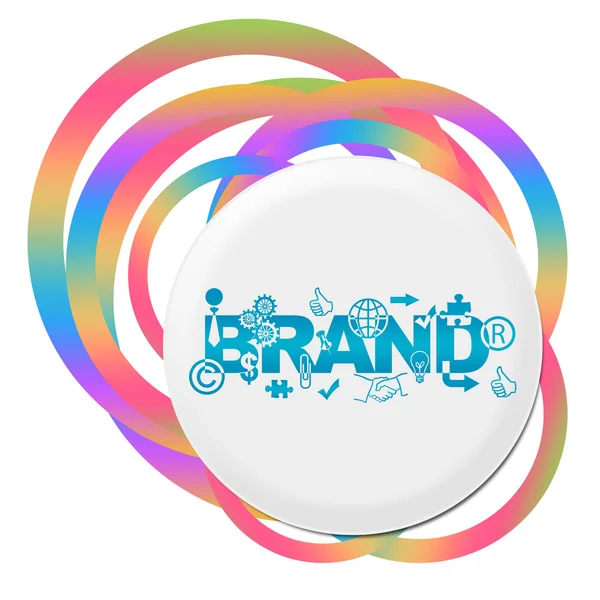 Brand Random Colorful Rings — Stock Photo, Image