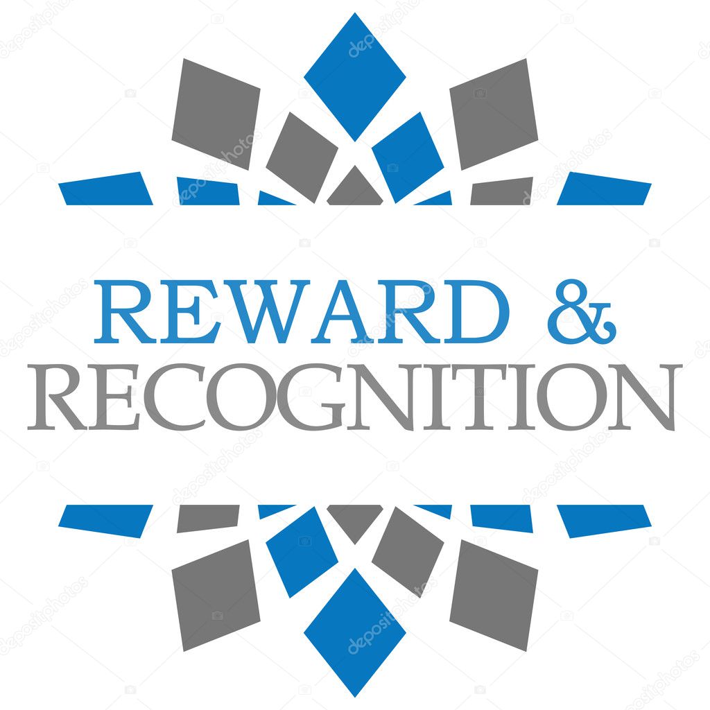 Reward Recognition Blue Grey Elements Square Stock Photo by ©ileezhun  124950180
