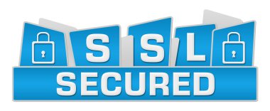 Mavi kareler üst SSL güvenli 