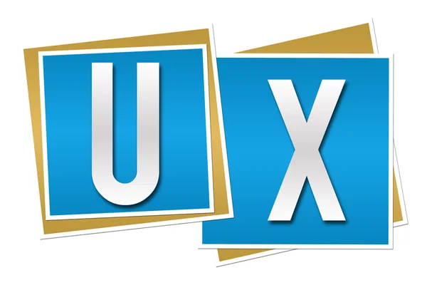 UX niebieskie kwadraty — Zdjęcie stockowe