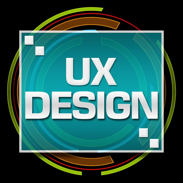 Círculo de tecnologia de design UX — Fotografia de Stock