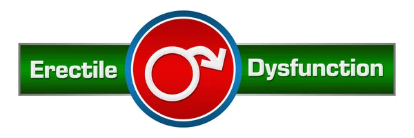 Erectile Dysfunction Green Blue Circle Center — Φωτογραφία Αρχείου