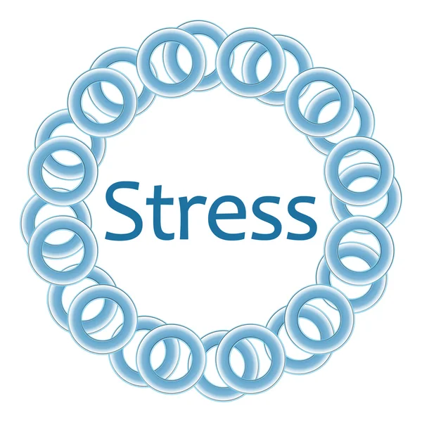Estrés Anillos azules Circular — Foto de Stock