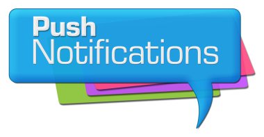 Bildirimleri renkli yorum sembolleri itmek 