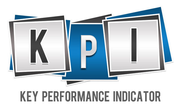 KPI - ключевой индикатор производительности Blue Grey Blocks
 