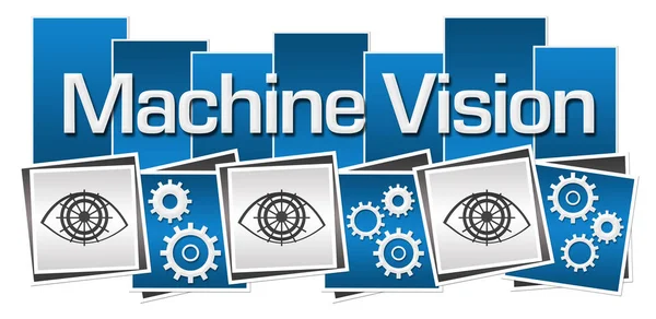 Makine vizyon Blue Grey kareler göz vites 