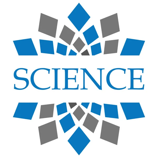 Ciencia Blue Grey Elements Square — Foto de Stock