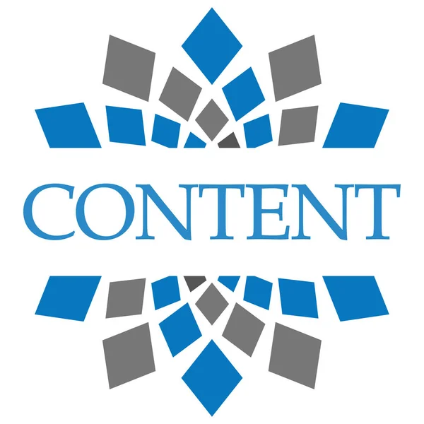 Content Blue Grey Square Elements Square — Stock Photo, Image