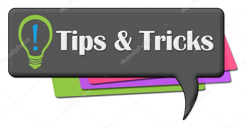 Tips And Tricks Dark Colorful Comment Symbol 