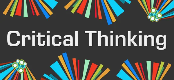 Critical Thinking Dark Colorful Elements