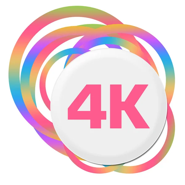 4K Colorful Random Rings — Stock Photo, Image