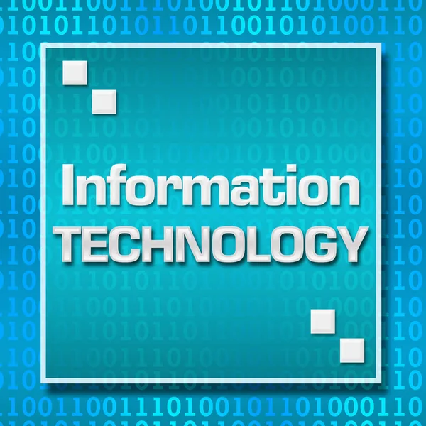 Information Technology Binary Background — Stock Photo, Image