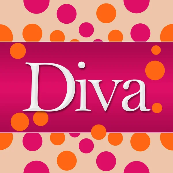 Fundo de pontos laranja rosa Diva — Fotografia de Stock
