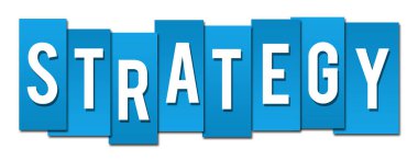 Strateji mavi çizgili 