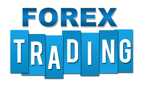 Forex Trading Blue — стоковое фото