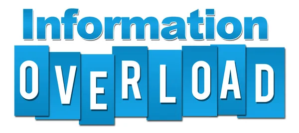 Information Overload kék Professional — Stock Fotó