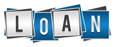 Kredi mavi gri bloklar 