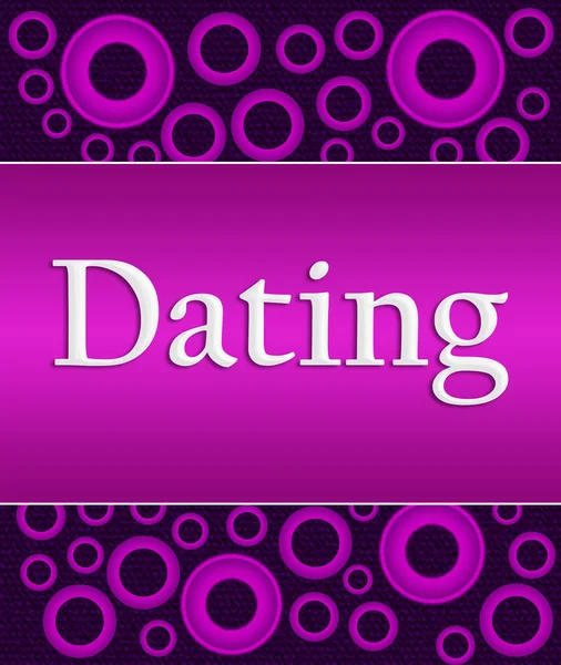Dating roze paarse achtergrond — Stockfoto