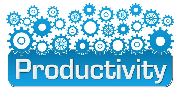 Productivity Blue Gears On Top