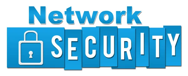 Netwerk veiligheid professionele blauw — Stockfoto