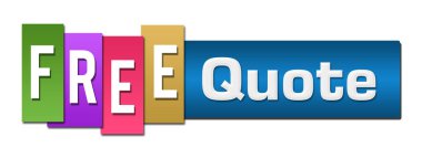 Ücretsiz fiyat teklifi renkli çizgili Bar 