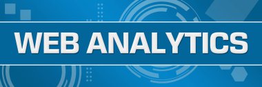 Web Analytics mavi arka plan 