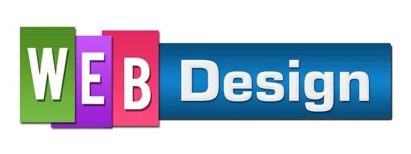 Web Design colorato strisce Bar — Foto Stock