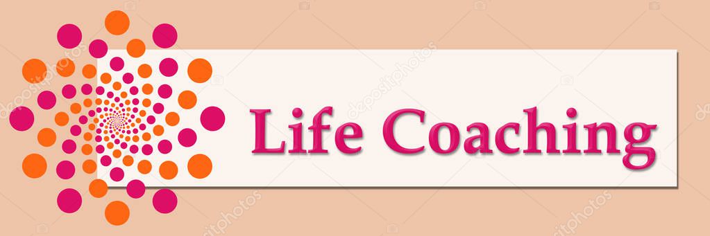 Life Coaching Pink Orange White 