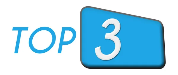 Top Three Blue Triangle — Stock Photo, Image