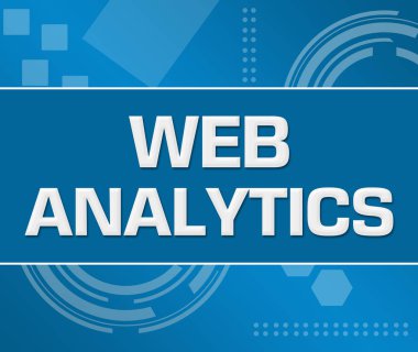 Web Analytics soyut mavi arka plan Meydanı 