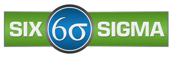 Six Sigma Green Blue Circle Center 
