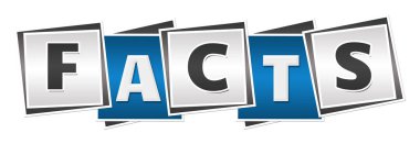 Gerçekler mavi gri bloklar 