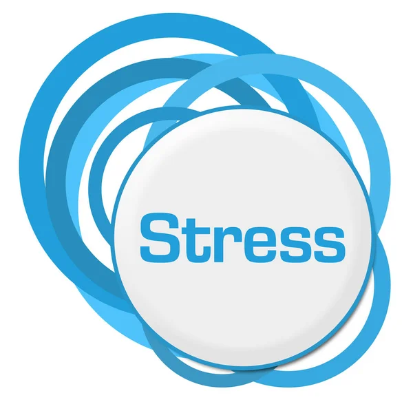 Anillos aleatorios azules de estrés — Foto de Stock