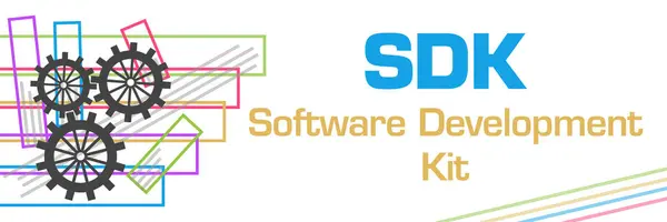 SDK traços coloridos — Fotografia de Stock