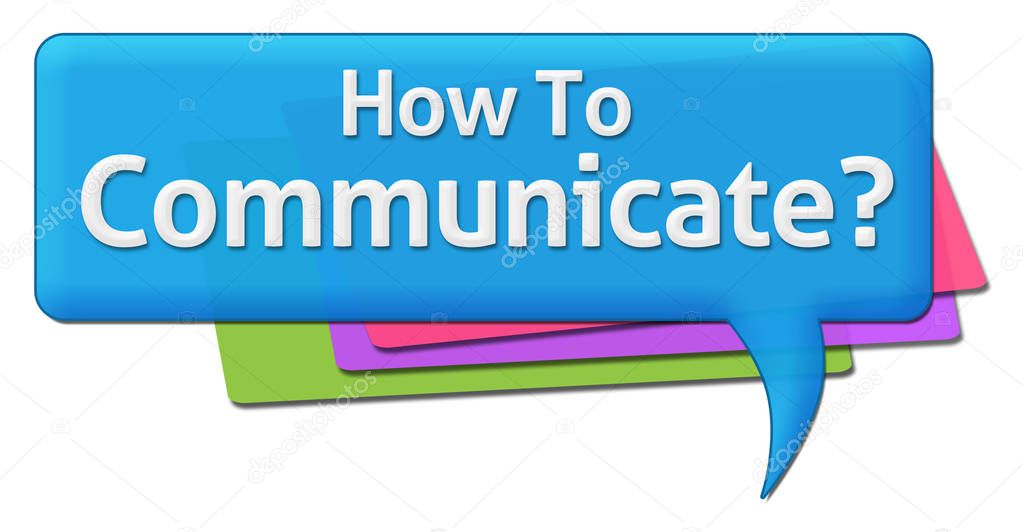 How To Communicate Colorful Comment Symbol 