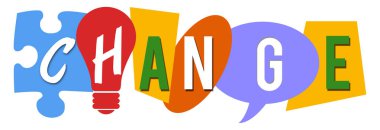 Renkli rasgele şekilleri değiştirme 