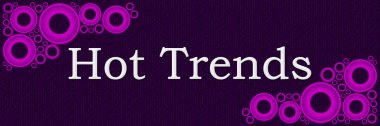 Hot Trends Purple Pink Rings Background  clipart