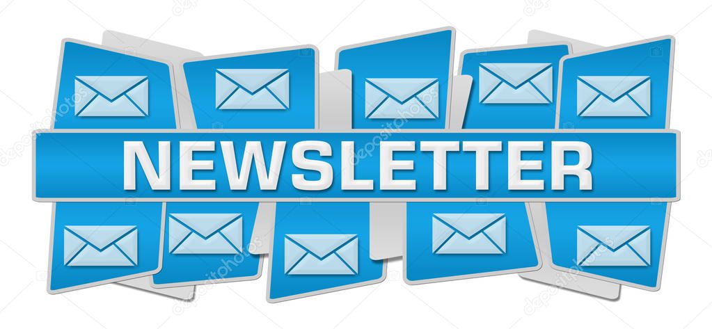 Newsletter Up Down Blue Squares 