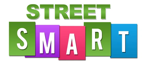 Street Smart Professional colorato — Foto Stock