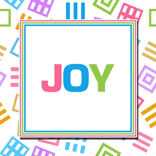 Plazas abstractas coloridas de la alegría — Foto de Stock