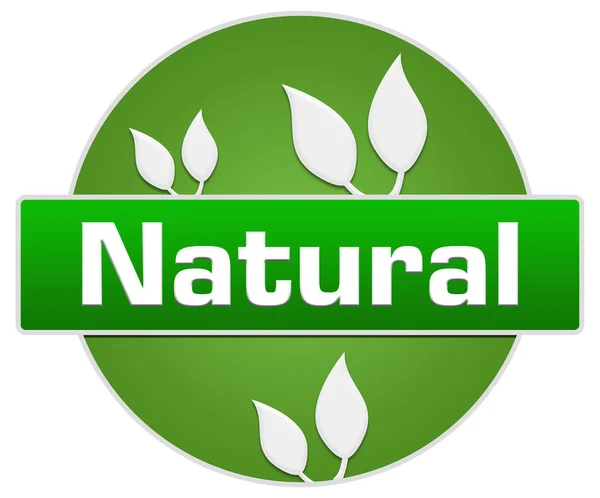 Naturlig grön cirkel blad — Stockfoto