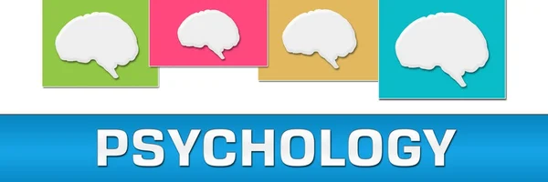 Psychology Concept Image Text Related Symbols — Stock Photo, Image