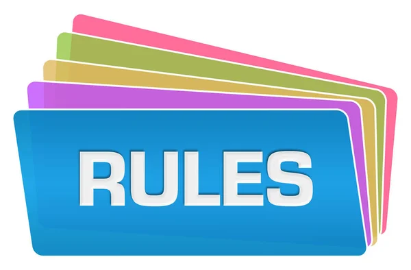 Regels Tekst Geschreven Blauwe Kleurrijke Achtergrond — Stockfoto
