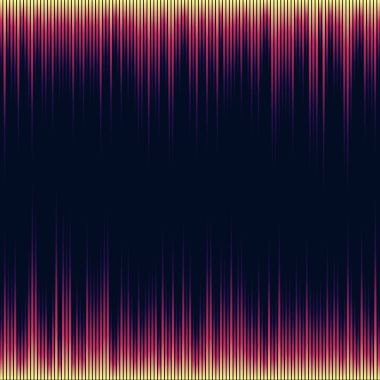 Parlak parlak müzik ekolayzer. Dünya dışı soyut dalgalar.