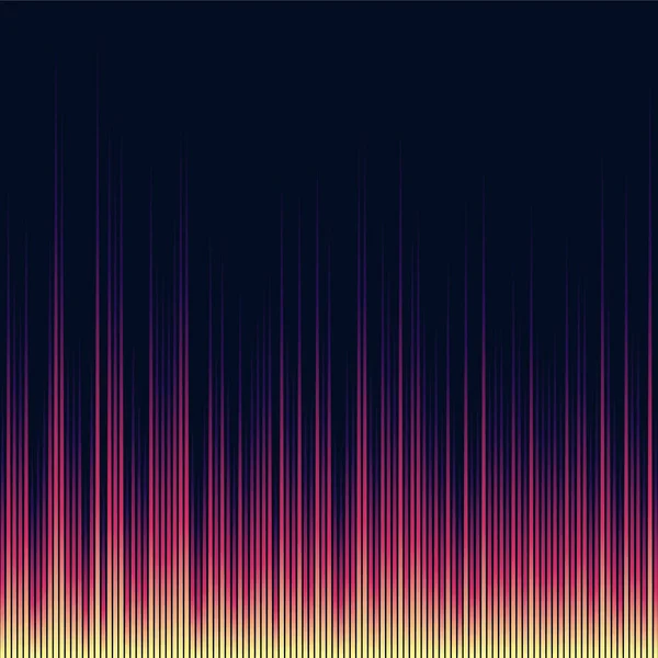 明亮的光泽音乐均衡器。外星抽象波. — 图库矢量图片